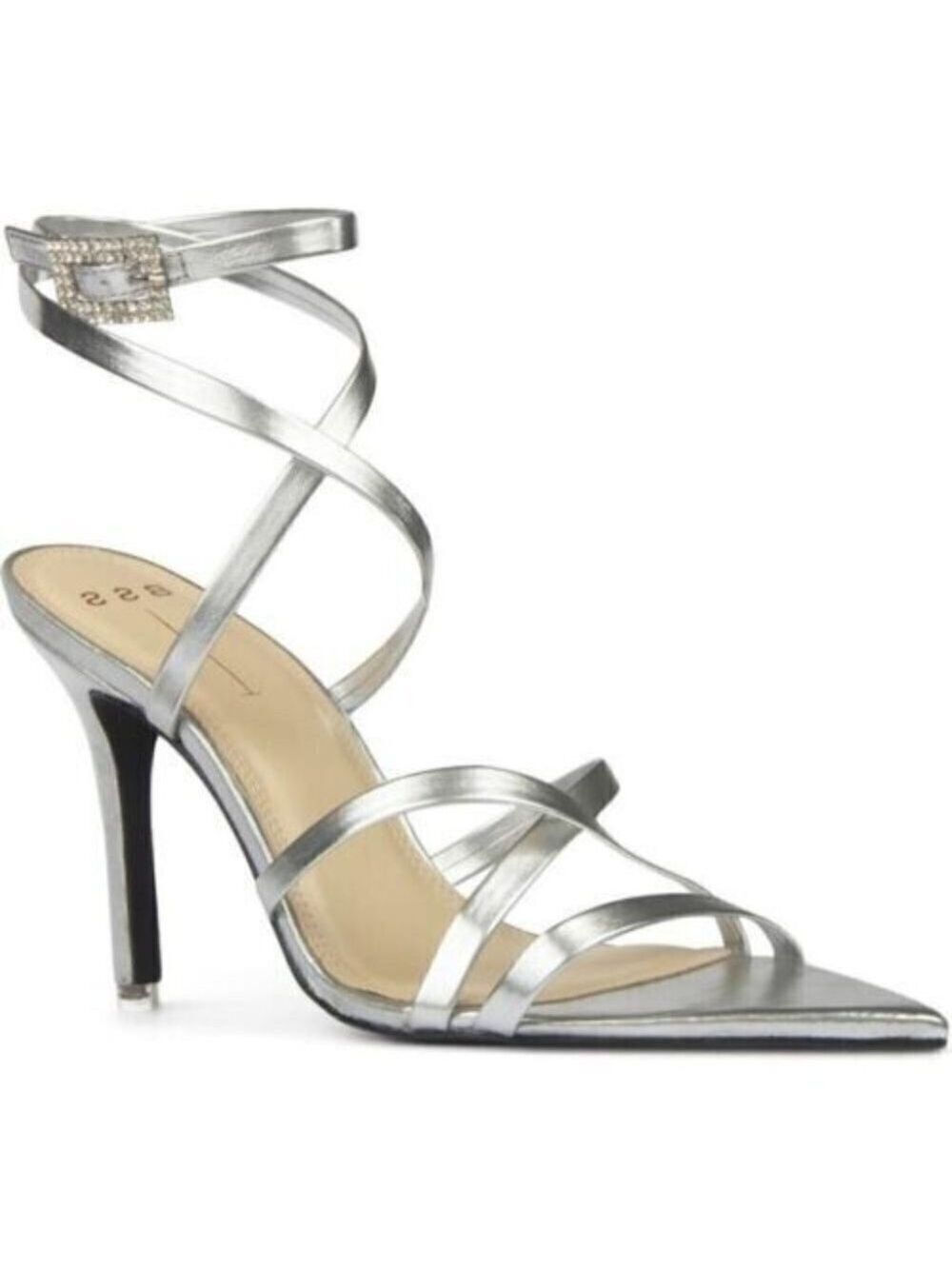 Black Suede Studio Sandals BNWOT "Kimora" Heels Women New Strappy
